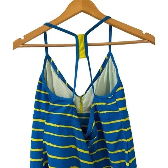 Nike Tankini Swim Tank Top Racerback Blue Women's Medium - Picture 6 of 9